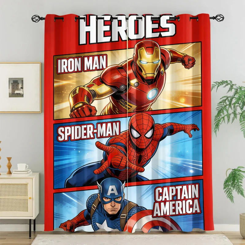 

Коллекция штор «Супергерои»: затемняющие шторы для комнаты, защита от солнца и УФ-излучения, затемняющие оконные занавески для спальни мальчика, декор для гостиной