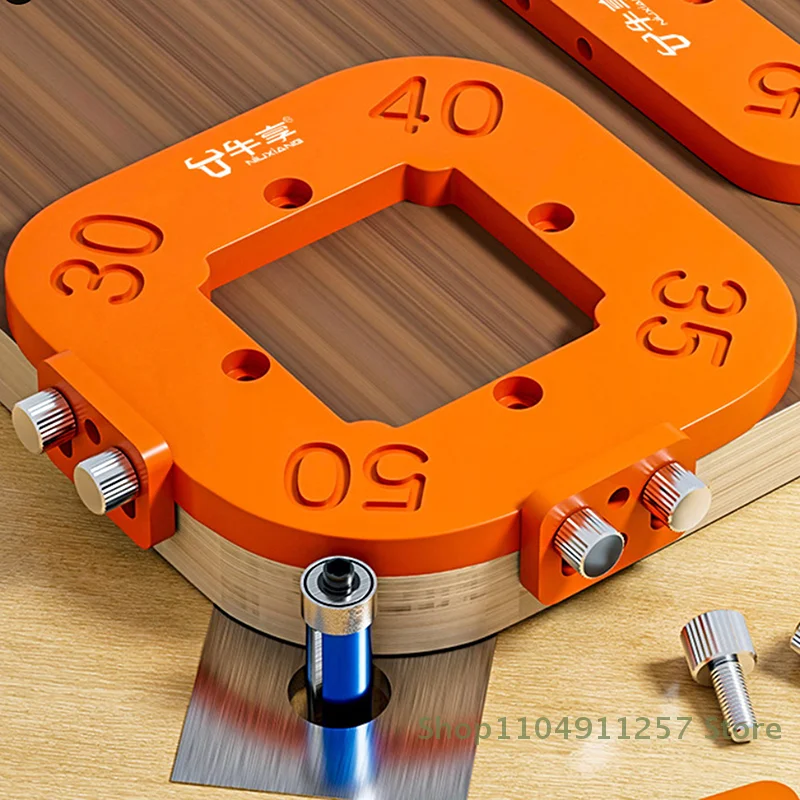 

Advanced Woodworking Corner Radius Templates, Series from R10 to R50, with Jig Arc Angle Tool.