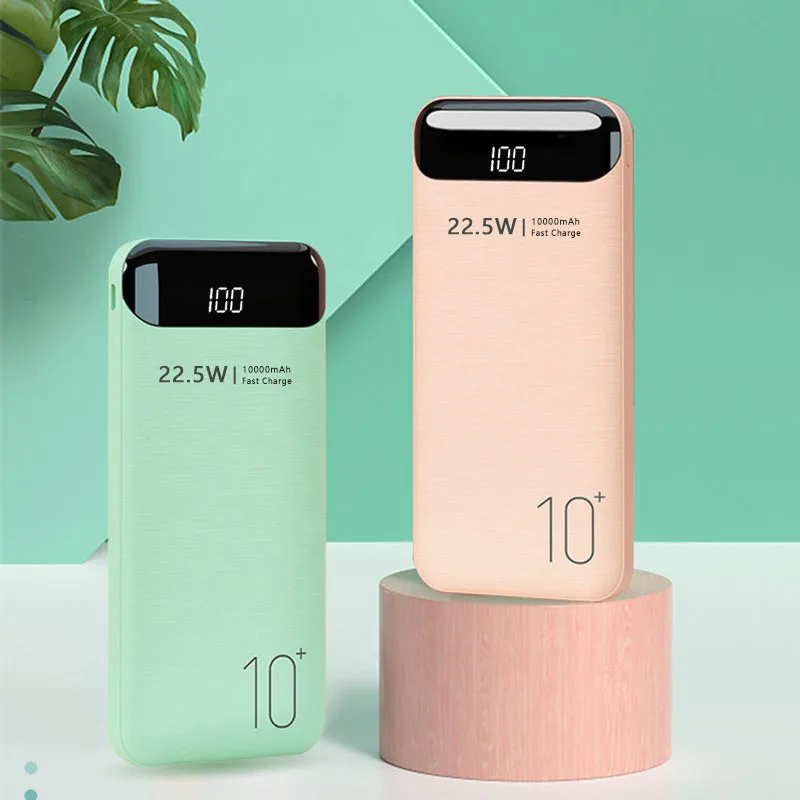 

Power Bank 10000mAh PD 20W Fast Charging Powerbank External Battery Charger For iPhone 15 14 13 Pro Xiaomi Huawei P40 PoverBank