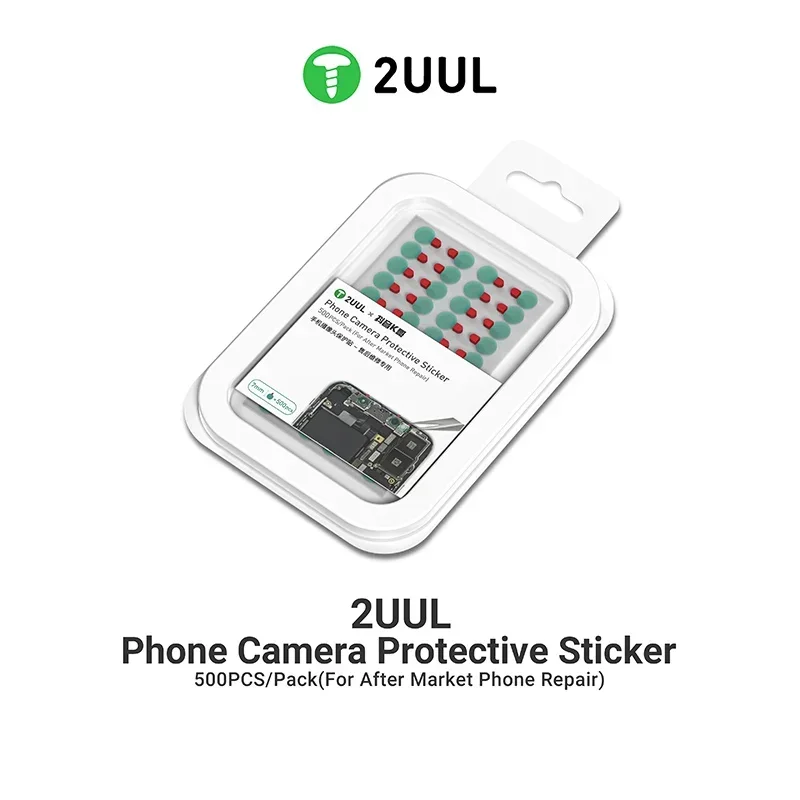 2UUL DA30 DA31 Phone Camera Protective Sticker No Sticky  Dustproof Special Protective Sticker Rear for Camera Repair Tools