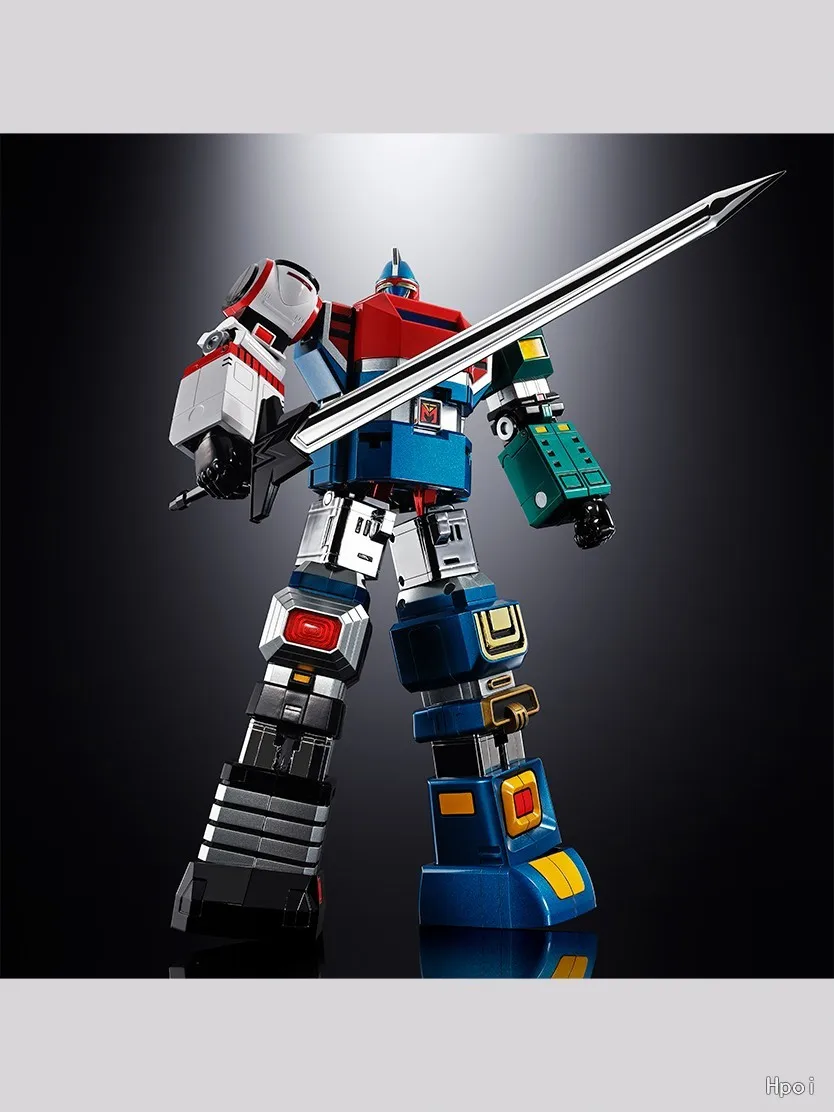 【Original】BANDAI Alma de Chogokin GX-40SP Deus Marte: Os Seis Soldados de Deus CHOGOKIN 50a Ver. Mecha-brinquedos modelo de ação completos