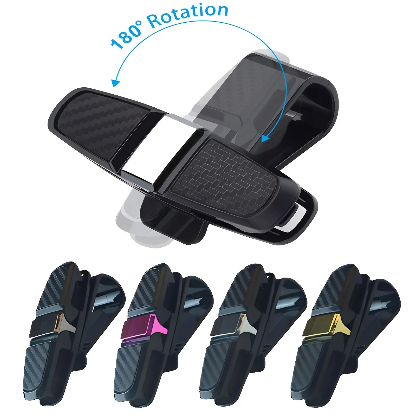 

Car Sun Visor Glasses Fastener Clip Car Auto Sunglasses Eyeglasses Case Ticket Card Clamp Holder Clip Car Interior Accessories