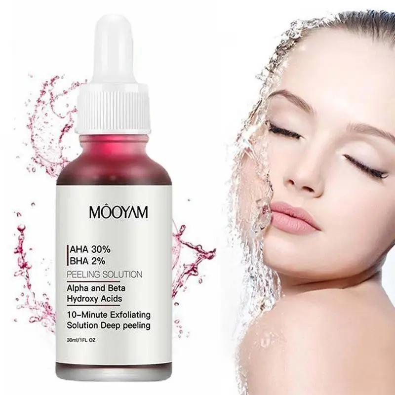 Acid Face Serums Aha Pimple Repair Essence 30ml Face Softening Moisturizer For Blackheads Enlarged Pores Fine Lines Face Essence