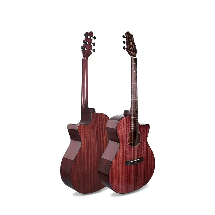 

Китайский профессиональный производитель предлагает индивидуальные заказы на музыкальные инструменты: 41-дюймовая гитара с оригинальным звучанием, цельнокорпусная.