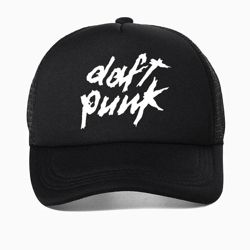 Daft Punk Alive 1997 Tour music Golf hat Summer Style Mesh Breathable Baseball Cap daft punk men rock hat Snapback caps