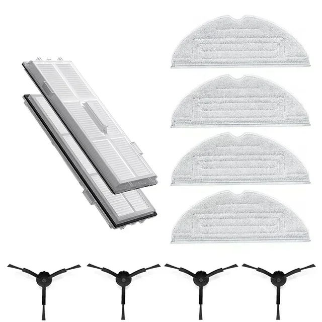 New Main Brush Hepa Filter Side Brush Mop Cloths for Roborock S8+ S8 Pro S8 S8 PLUS Ultra Vacuum Cleaner parts