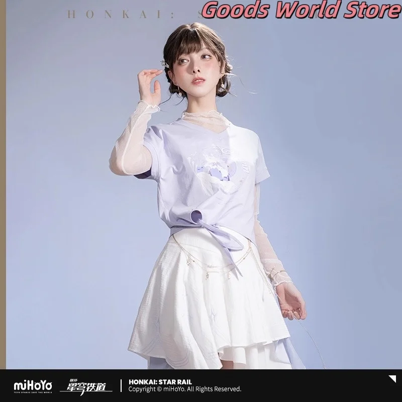 

Original Robin T-shirt Mihoyo Game Honkai Star Rail Robin Cosplay Costume Cosplay Anime Role Play Clothing tops Halloween Gift
