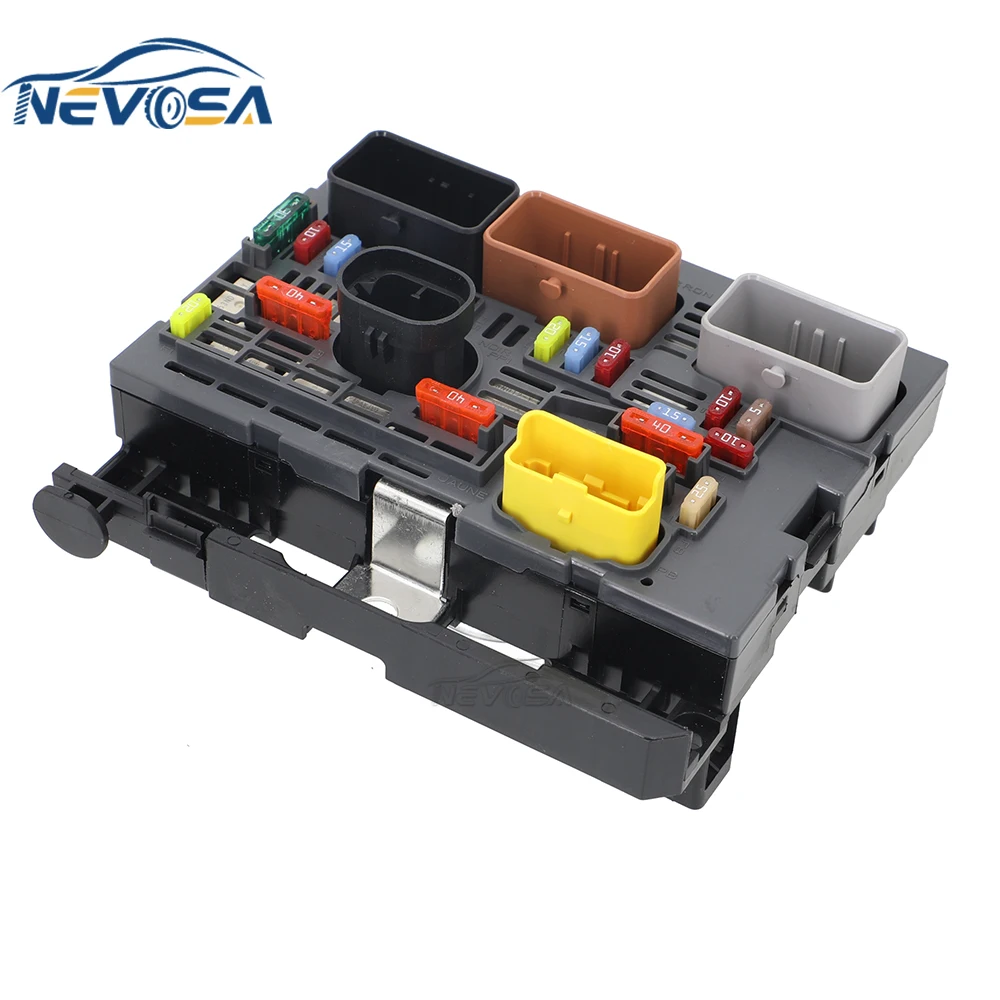 NEVOSA 9664706380 BSM-R06 For Citroen C4 1.6B 2008 For Peugeot 308 2007-2009 1.4 1.6 2.0 16V VTI HDI Fuse Box Control Unit BSI