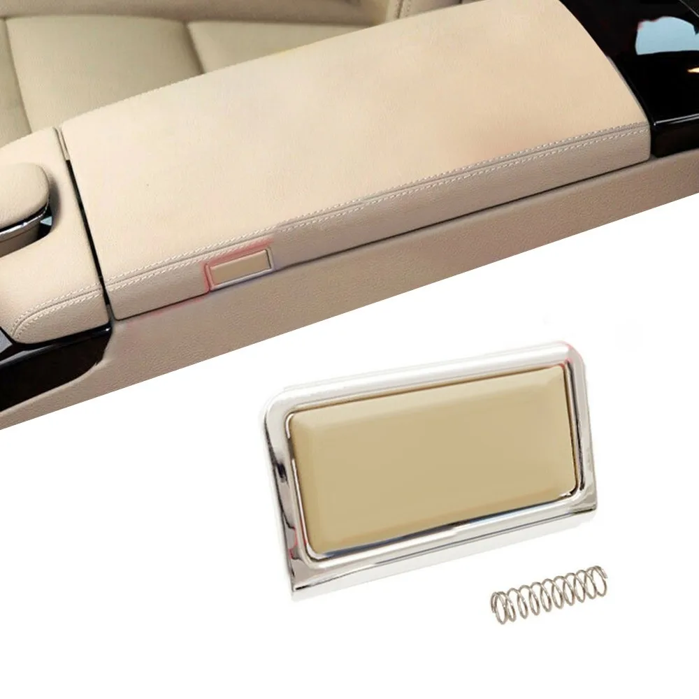

Beige Switch Button for Center Armrest Storage Box Compatible with For Mercedes W221 SClass 2005 2013 Easy to Install