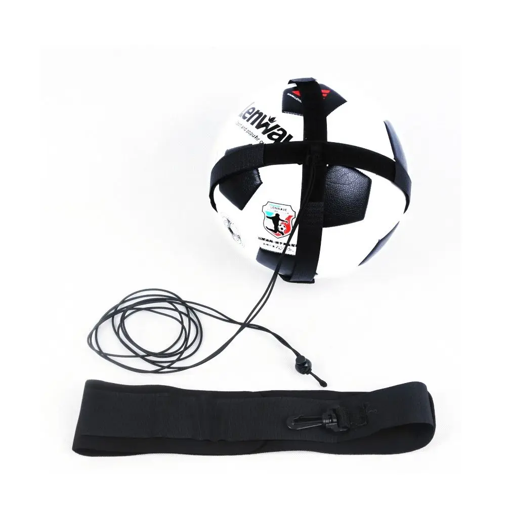 

Эластичный пояс для футбольного мяча, сумки для жонглирования, регулируемый пояс для футбольного тренажера, портативный прочный футбольный тренажер для командных видов спорта