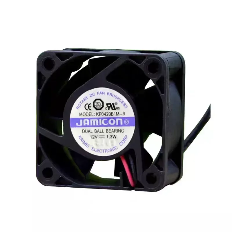 JAMICON KF0420B1M--R 4020 12V 1.3W 4CM switch 2 wire, cooling fan