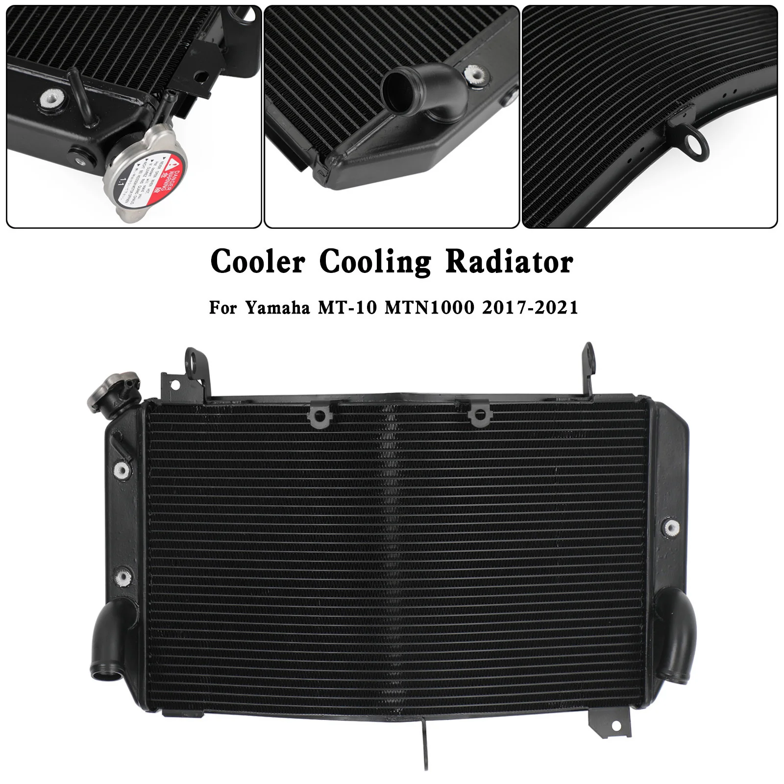 Artudatech Radiator Cooling Cooler For Yamaha FZ10 MT-10 MTN1000 2016-2021