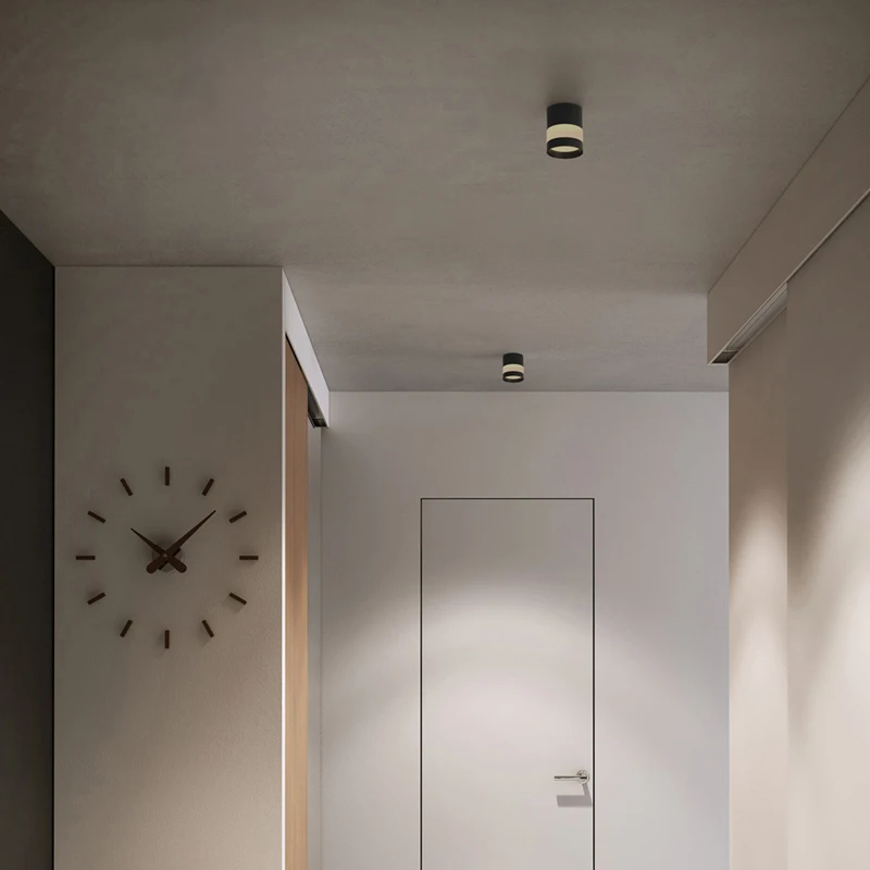 Surface Mounted LED Circular Ceiling Light Nordic Living Room Bedroom Home Aisle Store LED Spotlight Ceiling Light