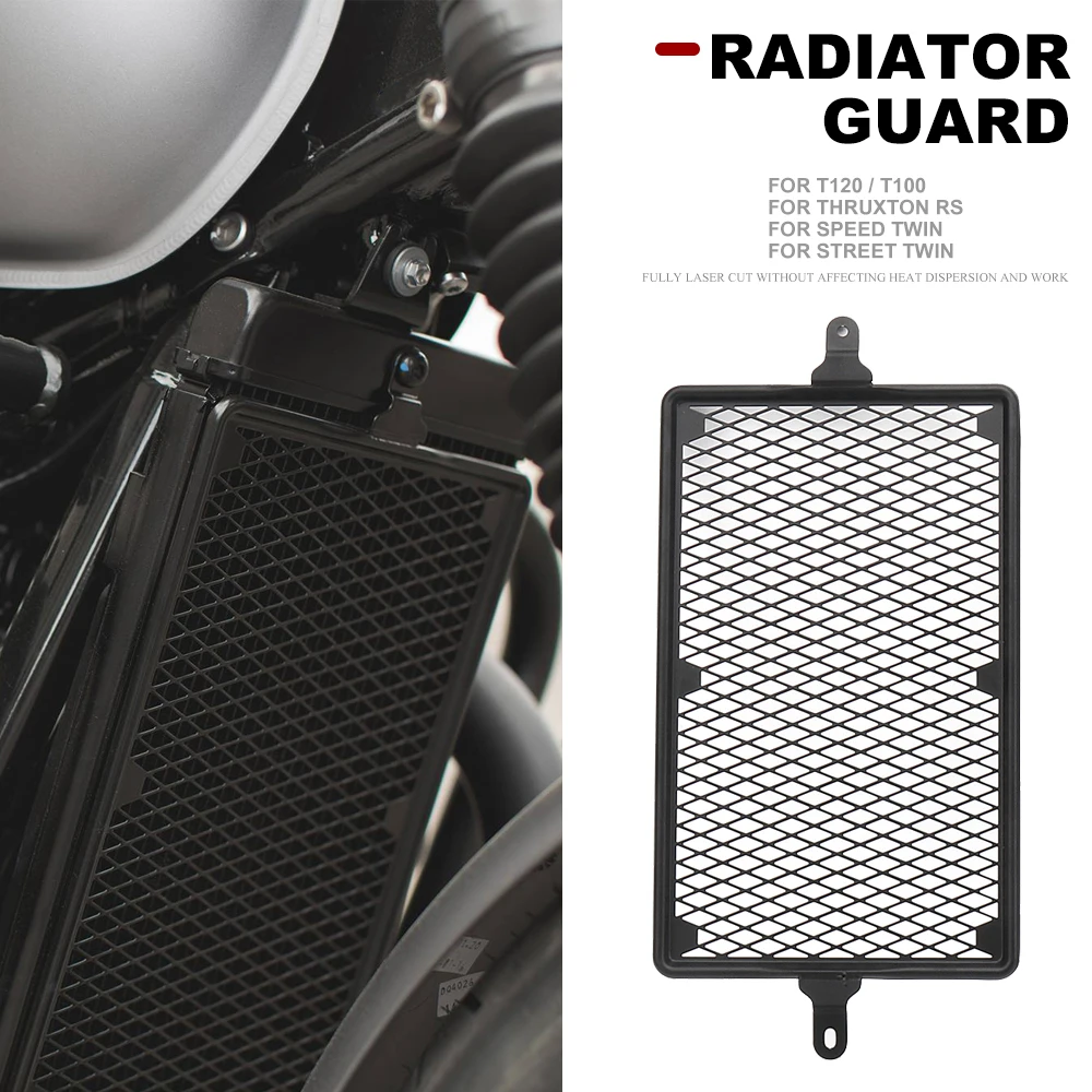 New Motorcycle For Street Twin Speed Twin Radiator Grille Guard Protector Cover For Bonneville T100 T120 Thruxton RS