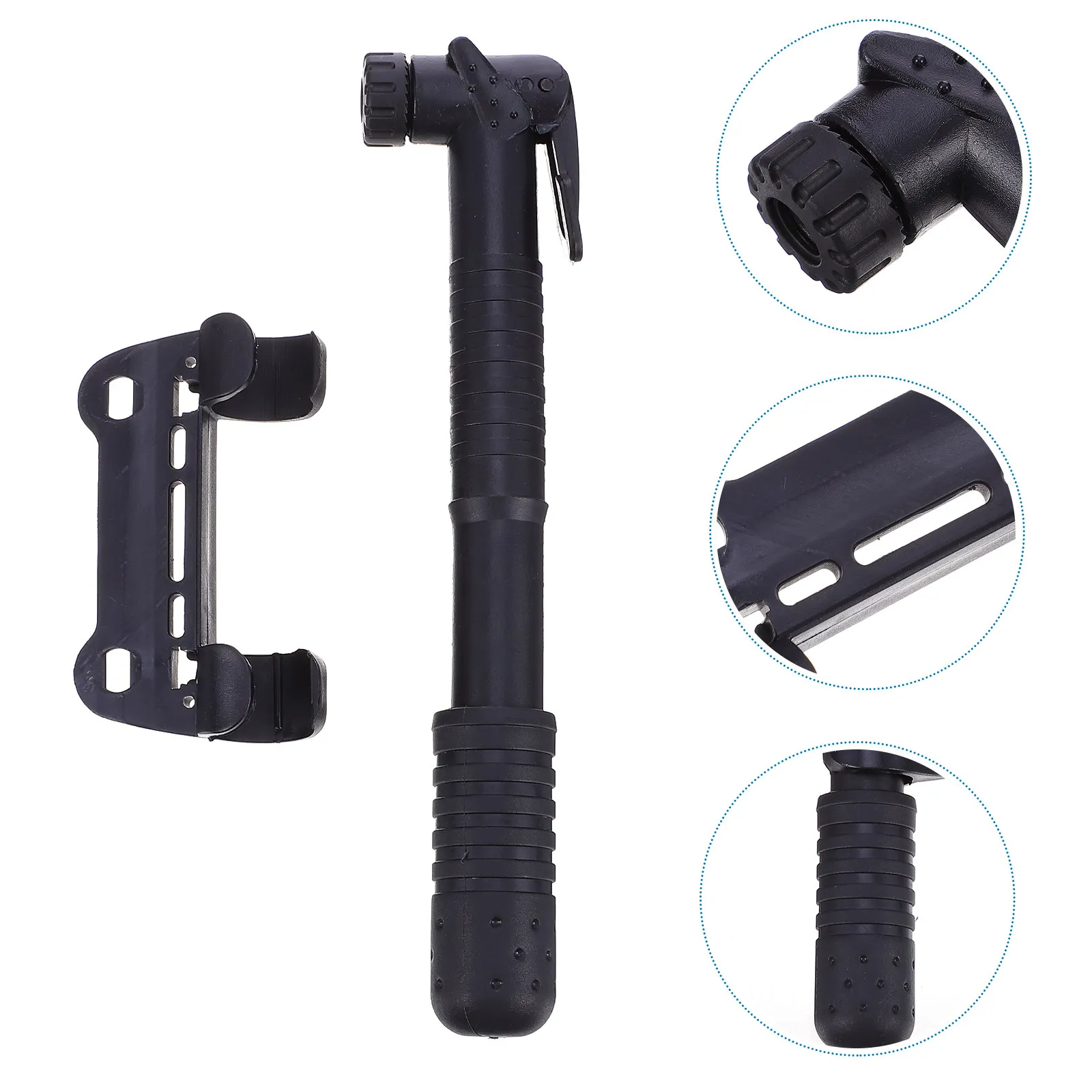 

1Set Mini Air Pump for Bike Tire Inflator with High Pressure Portable Design American French Nozzle Multifunctional Tyre