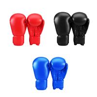 Adult Boxing Gloves Pro Training Sparring Punching Bag Focus Mitts for Kickboxing Fitness Taekwondo Fighting Sports Sparring