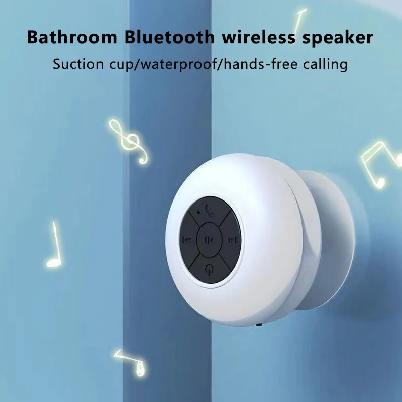 

Portable Wireless Bluetooth Speaker Waterproof Suction Cup Mini Speaker For Car Outdoor Loudspeaker Bathroom Stereo Sound Box