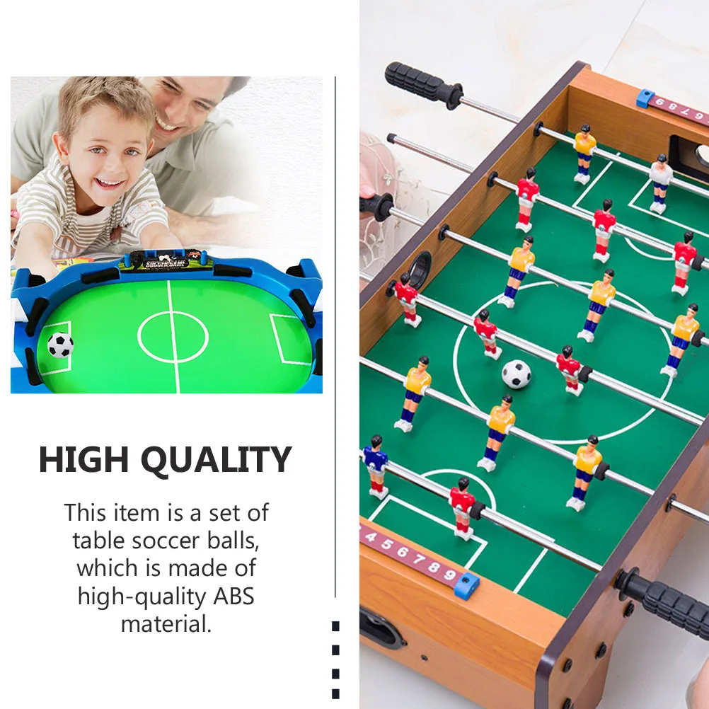 24 قطعة كرات كرة القدم الطاولة استبدال كرة القدم لسطح المكتب ألعاب كرة القدم كرات الطاولة الصغيرة كرات كرات القدم البلاستيكية عيد ميلاد #1