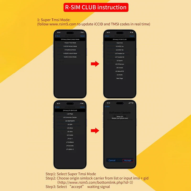 Tarjeta de desbloqueo R-SIMCLUB, MKSD ULTRA V5.3, adhesivo, modo 5G, QPE, IOS16.X, IP14, 12 sprint, Grillo, metrospcs, t-mobile, SoftBank