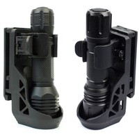 360° Rotating Side-opening Tactical Flashlight Sleeve, Plastic-Steel Quick-draw Sleeve, Quick-release Flashlight Bracket