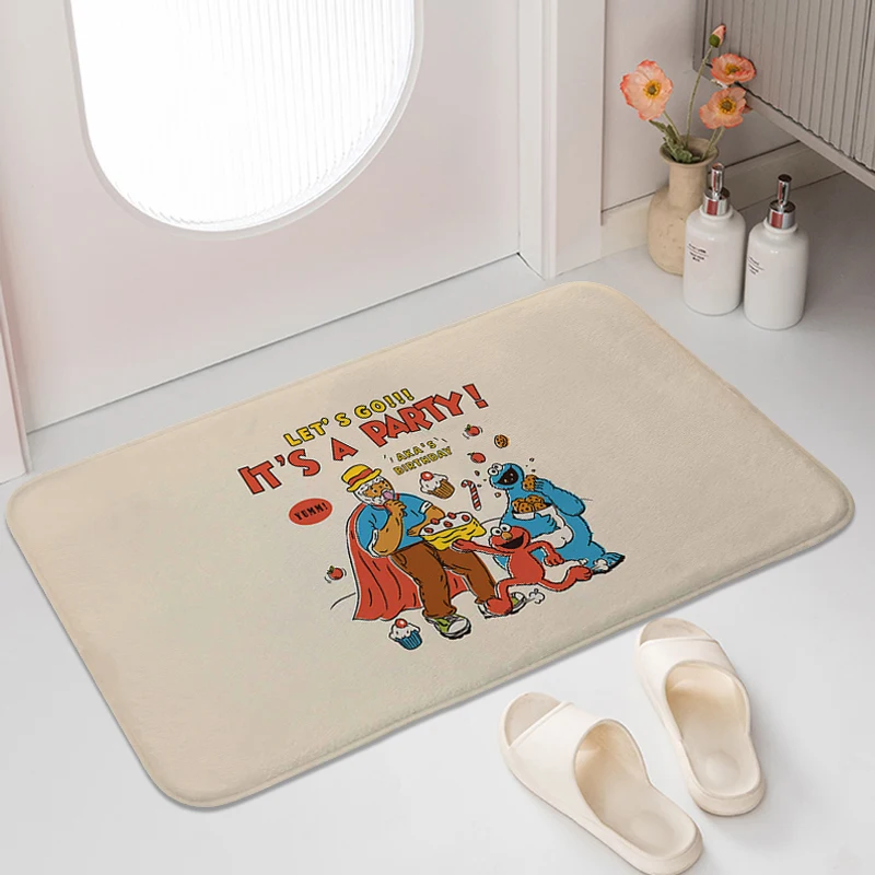 

Kitchen Carpet Z-Sesame Streets Entrance Doormat Children's Bedroom Floor Mats for Home Decorations Aesthetic Sleeping Room Rugs