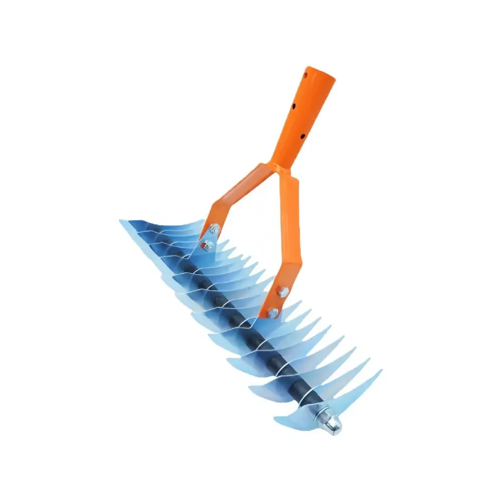 

Stainless Steel Detachable Lawn Thatch Rake Durable Removable Garden Leaf Rake Versatile Combs Turf Couch Grass Rake Garden Use