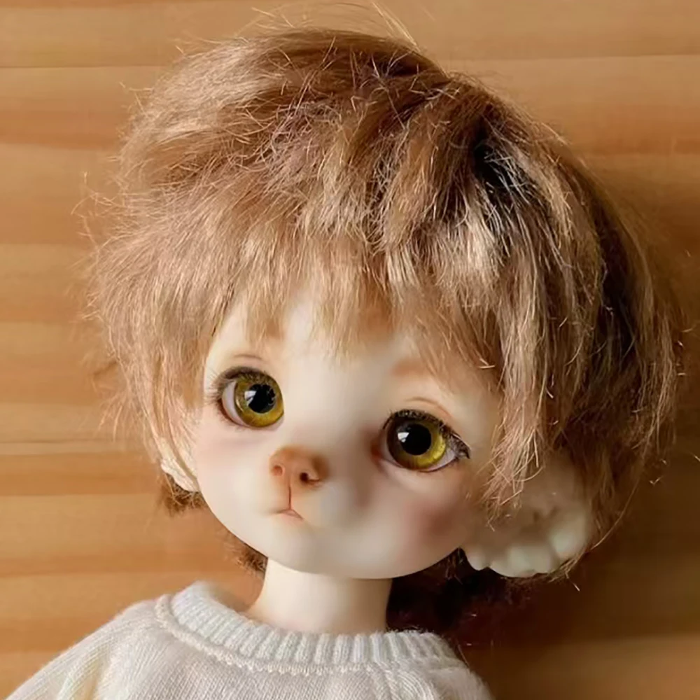 Anime 1/6 BJD Puppenkopf ohne Make-up aus Harzmaterial DIY Puppenzubehör Geschenke für Puppen ohne Make-up – Detail 1