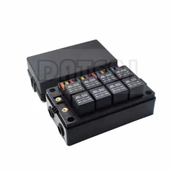 8way Automotive Commercial Vehicle Rv Dc Electromagnetic Relay Circuit Master Control Box Engine Room Multiway Modified Fuse Box
