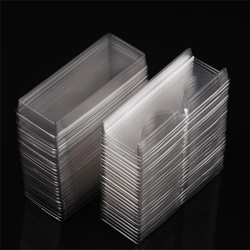50/100/200PCS Rosa Ciglia Finte Scatola Vuota Ciglia Custodia Contenitore di Immagazzinaggio Organizzatore Professionale Trucco Lash Forniture
