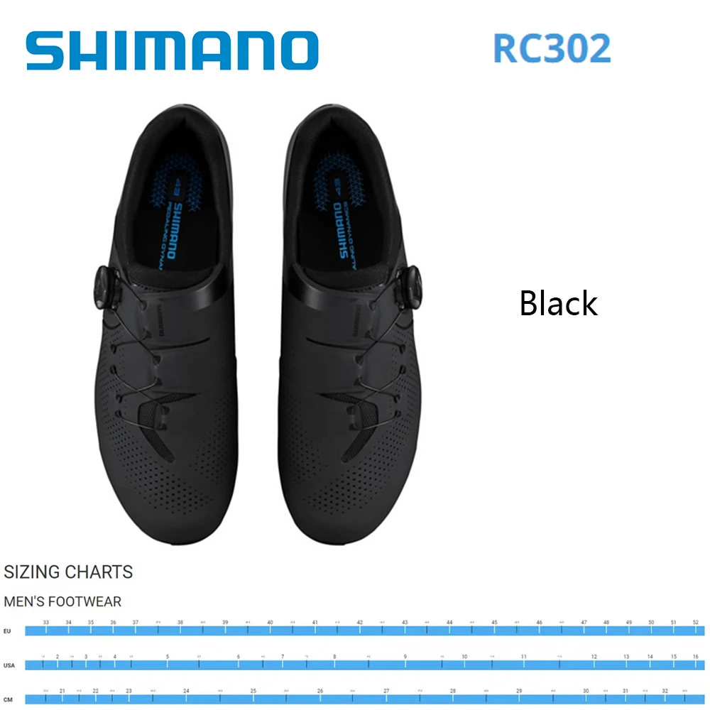 k*⁂様 SHIMANO RC3 WIDE SH-RC302 BLACK SH-RC302 | Road Bike Shoes