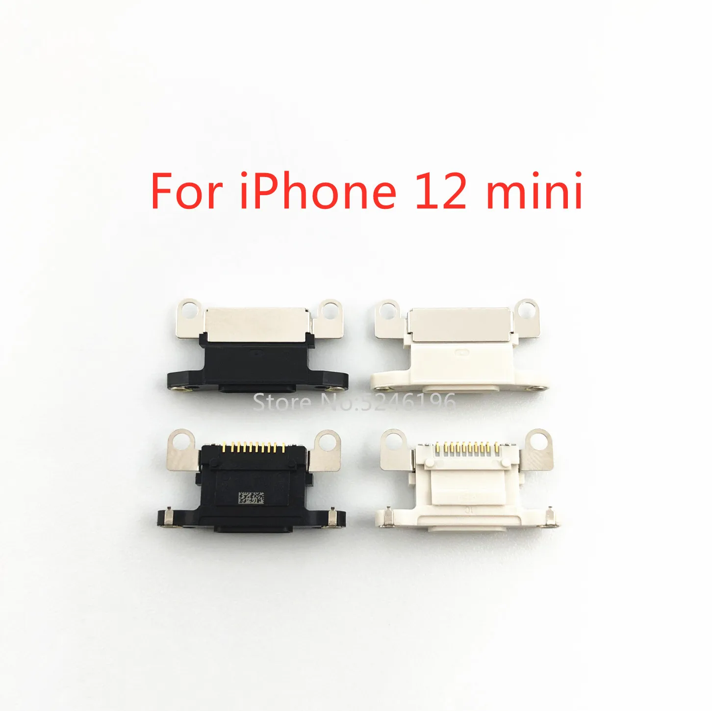 1pcs New Mini USB Jack Charging Port Connector For iPhone 12 iPhone 12 Mini iPhone 12 Pro iPhone 12 Pro max Replace Part