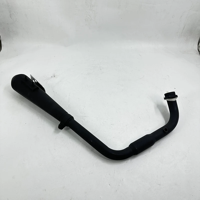 Motorcycle EXHAUST SYSTEM - COMPLETE - QUIET - LH - BLACK - WITH BRUSHED GUARD For MUTT Motorcycle Original Parts MPT-1260