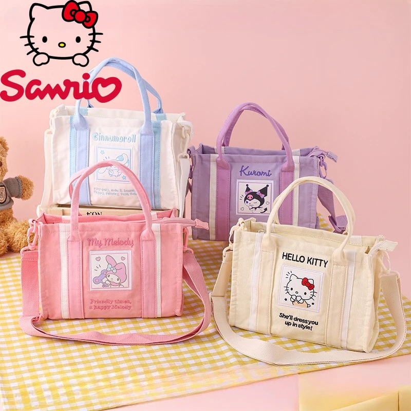

Women's Handheld Crossbody Bag Fashionable High Quality Women's Storage Shoulder Bag Cartoon Large Capacity Student Shopping Bag