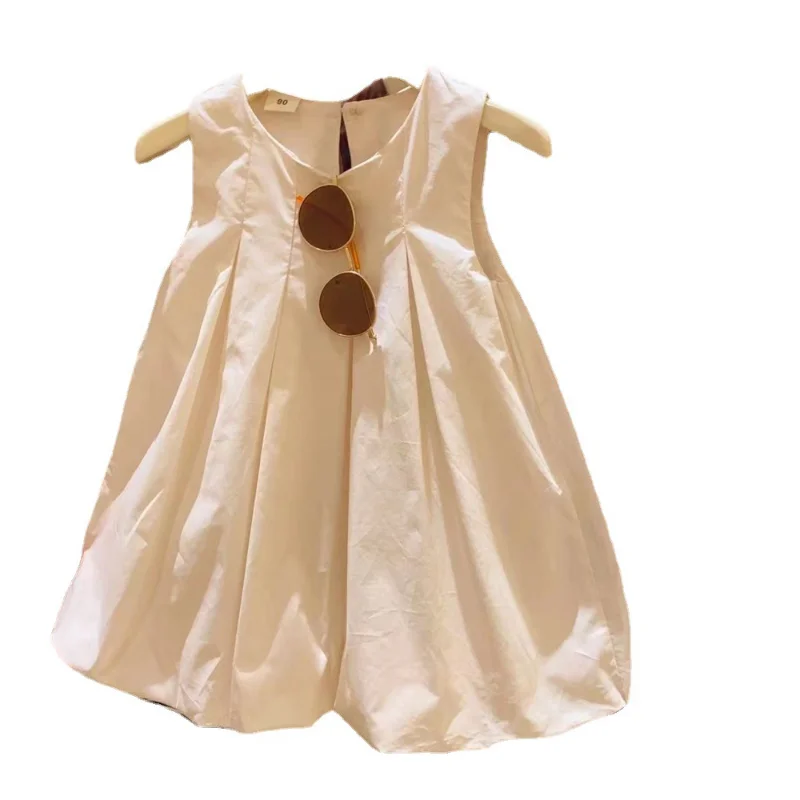 Girls Dress Summer Sleeveless Princess Dress Korean Kids Dresses Children Clothes New Baby Girl Dress Vestidos 2 3 4 5 6 7Yrs