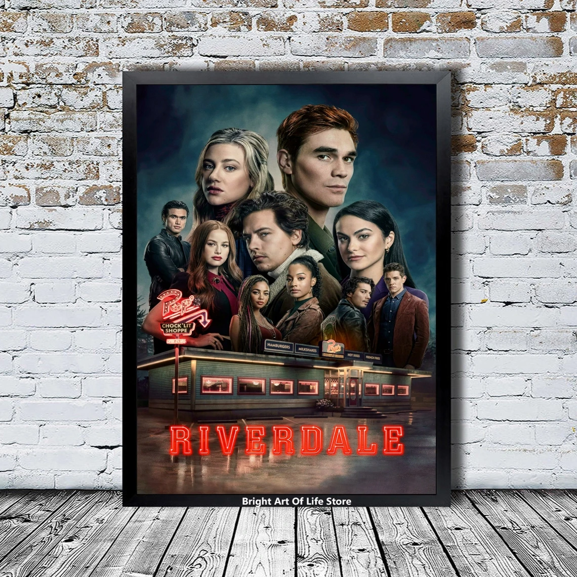 Riverdale Poster Star Actor TV Series Canvas Poster Photo Print Wall Painting Home Decor (Unframed)