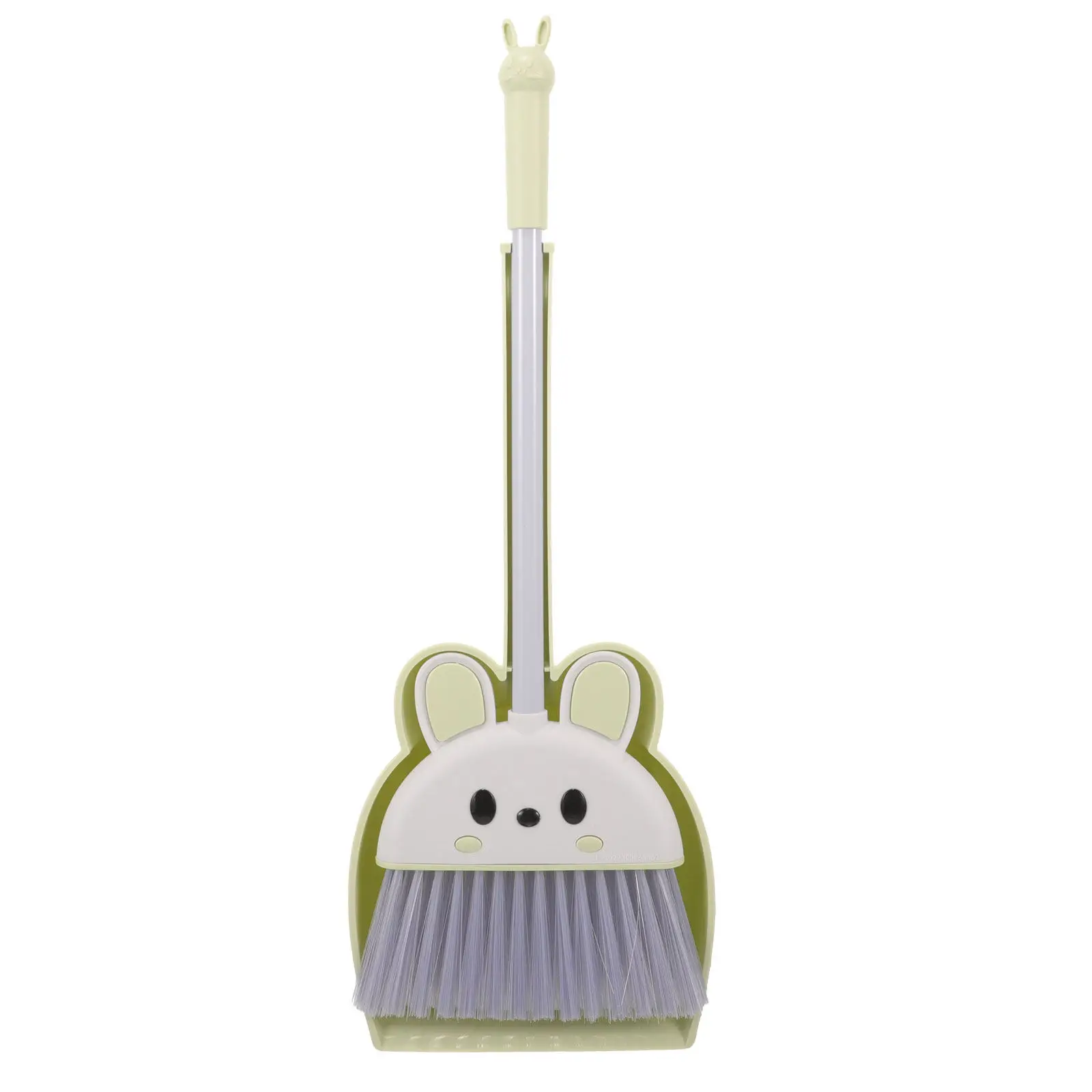 1Set Childrens Broom Dustpan Kit Safe Smooth Plastic Small Cleaning Set for Kids Ages 3 4 5 6 Toddler Housekeeping Tools