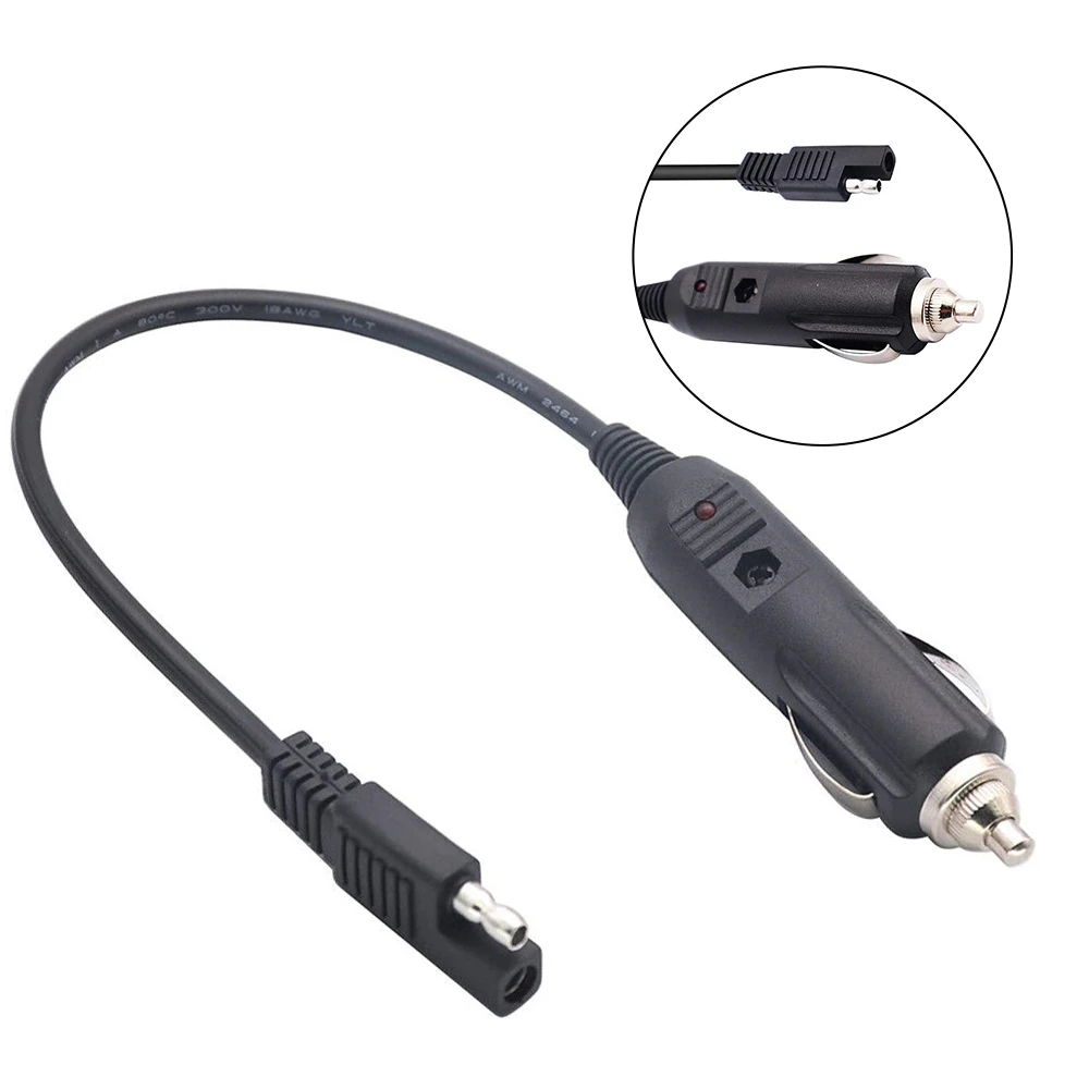 

30cm Power Cord Adapter Power Cord Adapter Male Battery Power Cable Adapter Plug Practical To Use High Quality