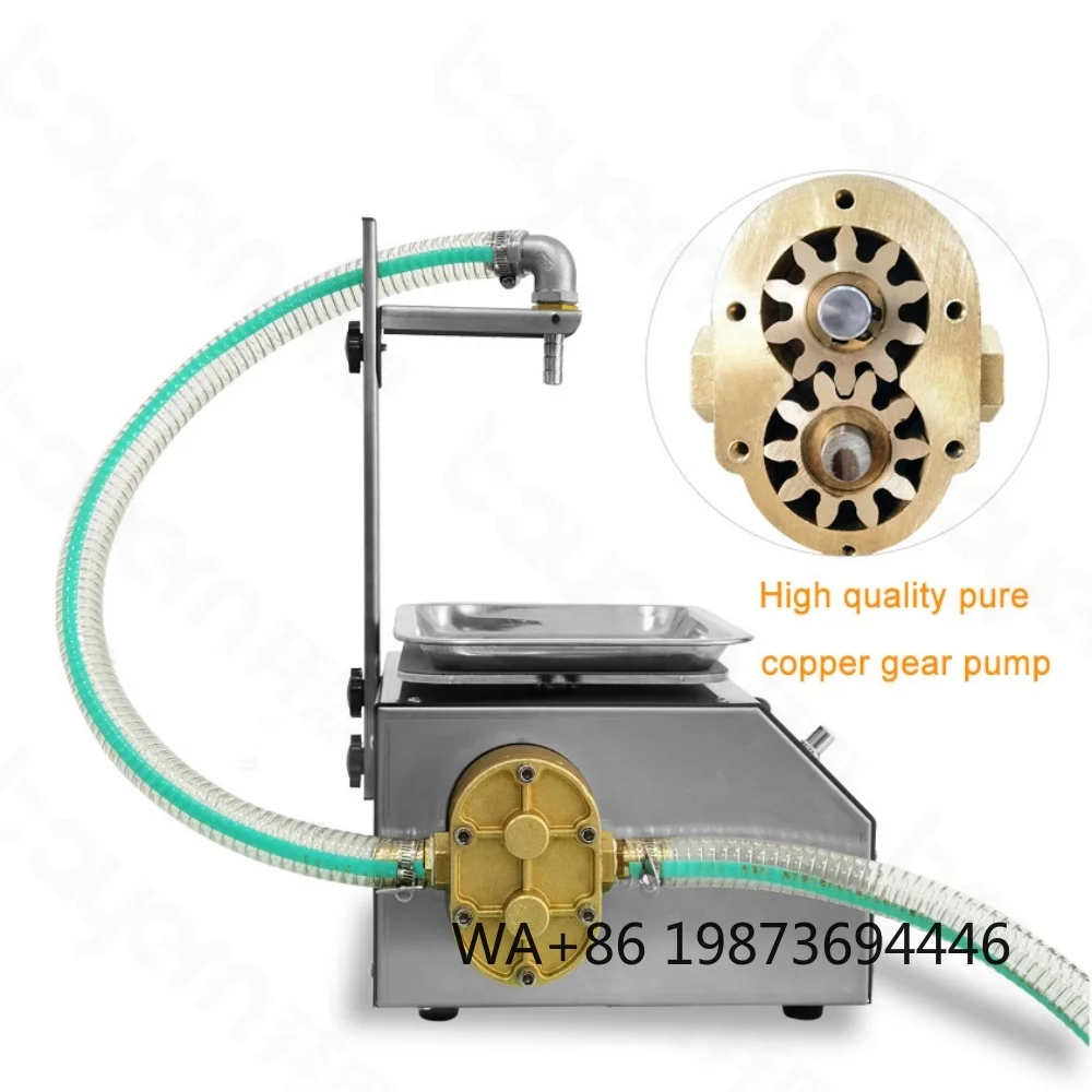 Automatic liquid filling machine, for water, honey, beverage and cosmetic bottle filling