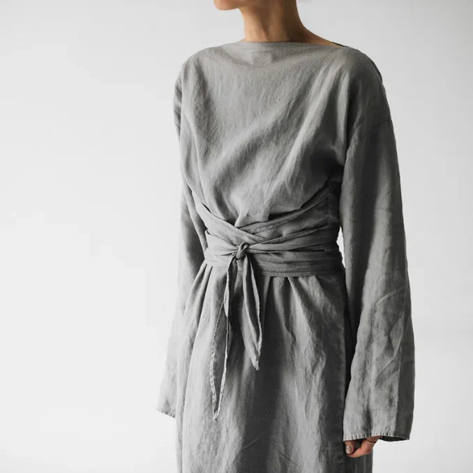 white mini beach dress Novelty Rib Polina Ivanova Atelier | Nighties & Robes and lightweight comfort US SIZE:6