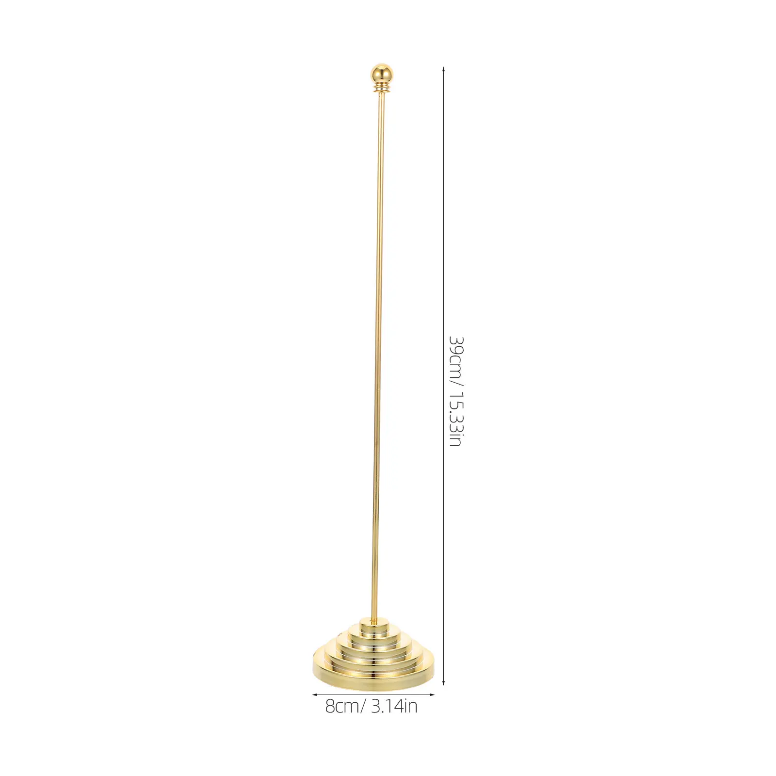 Desk Flag Holder Mini Tabletop Flag Stand for Small National Corporate Decorative Flags Sturdy Iron Plastic Design Office