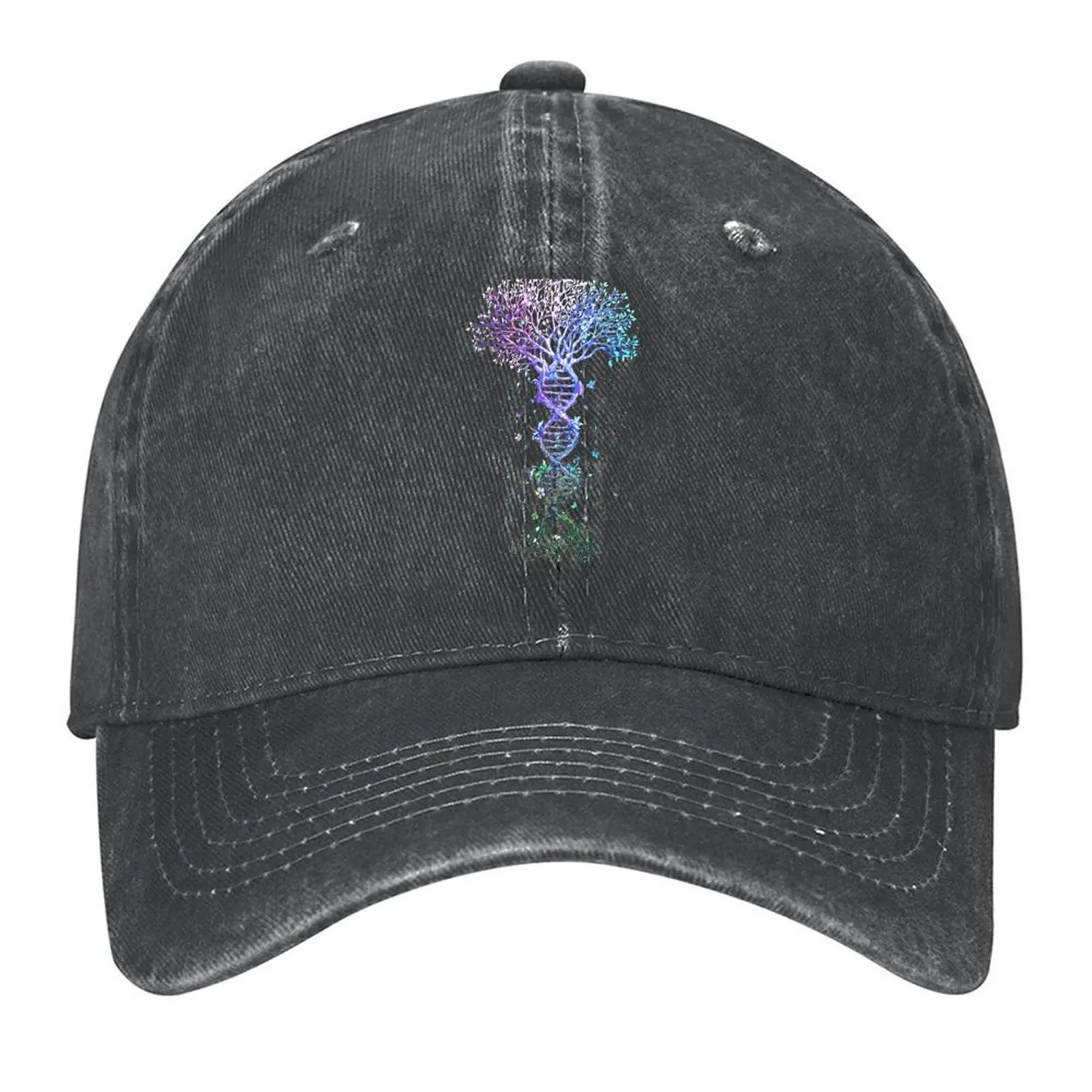 

DNA Tree Life Earth Genetics Biologist Science Baseball Cap Dropshipping Golf Hat fashionable Golf Caps Women Men's