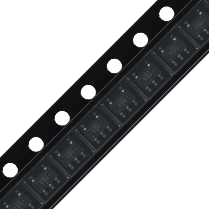 10pcs Original authentic 74LVC1G80GV,125 SOT-753 single D-type trigger; positive edge trigger