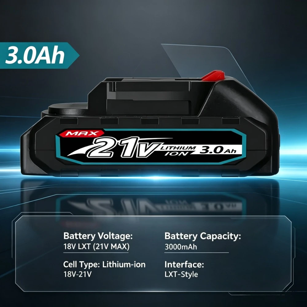 18V LXT (21V MAX) Fast‑Charge Lithium‑ion Replacement Battery 3.0/6.0/9.0Ah BL1850 BL1840 for Cordless Drill Wrench Tools