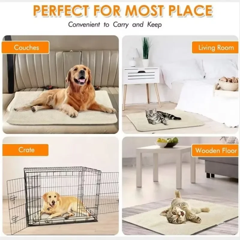 Self Heating Pet Mat Thermal Puppy Bed Dog Blanket Cat Bed Blanket Pet Thermal Mat Home Pet Rug Keep Warm Sleeping Cover