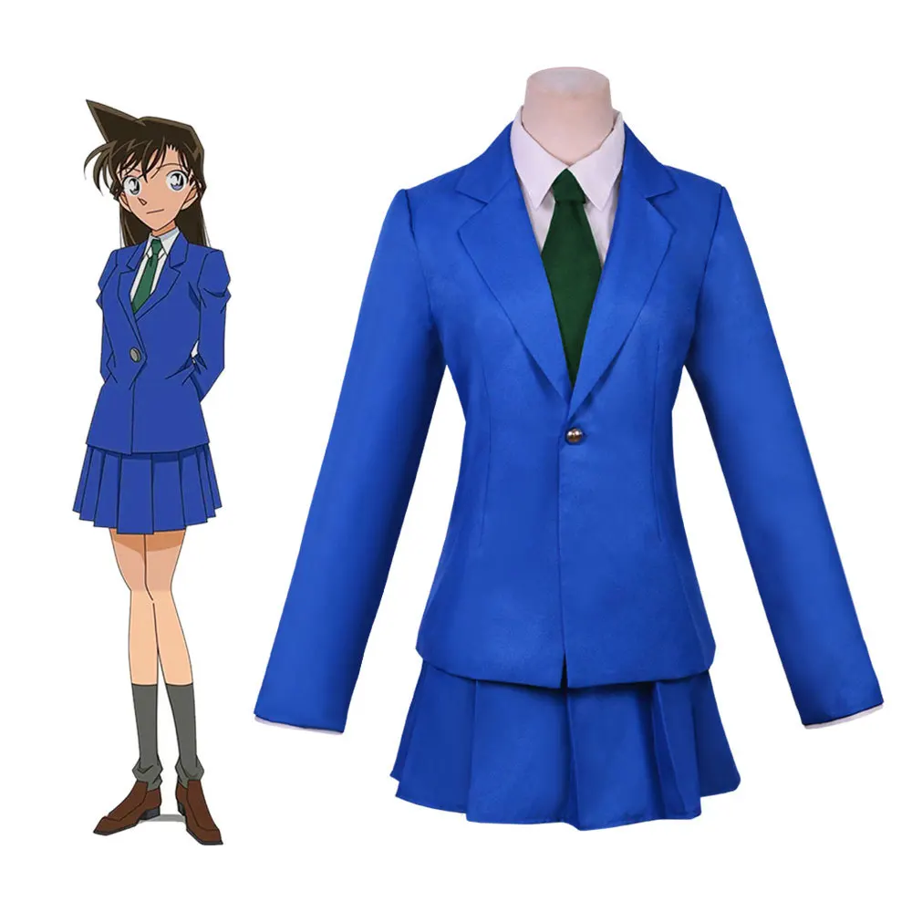 

Anime Detective Conan Cosplay Conan Edogawa Costume Kudou Shinichi Suit Mouri Ran Outfits Performance Clothes Party Cos Shows