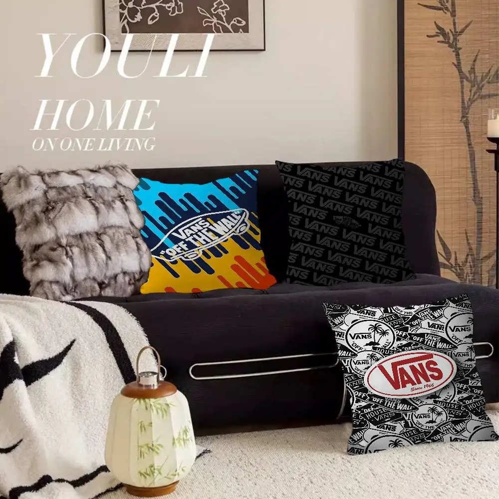 Hot Fashion Trend V-VANS Pillowcase toon Gift Cushion Cover Bedroom Home Sofa Chair Seat Decor pillow case