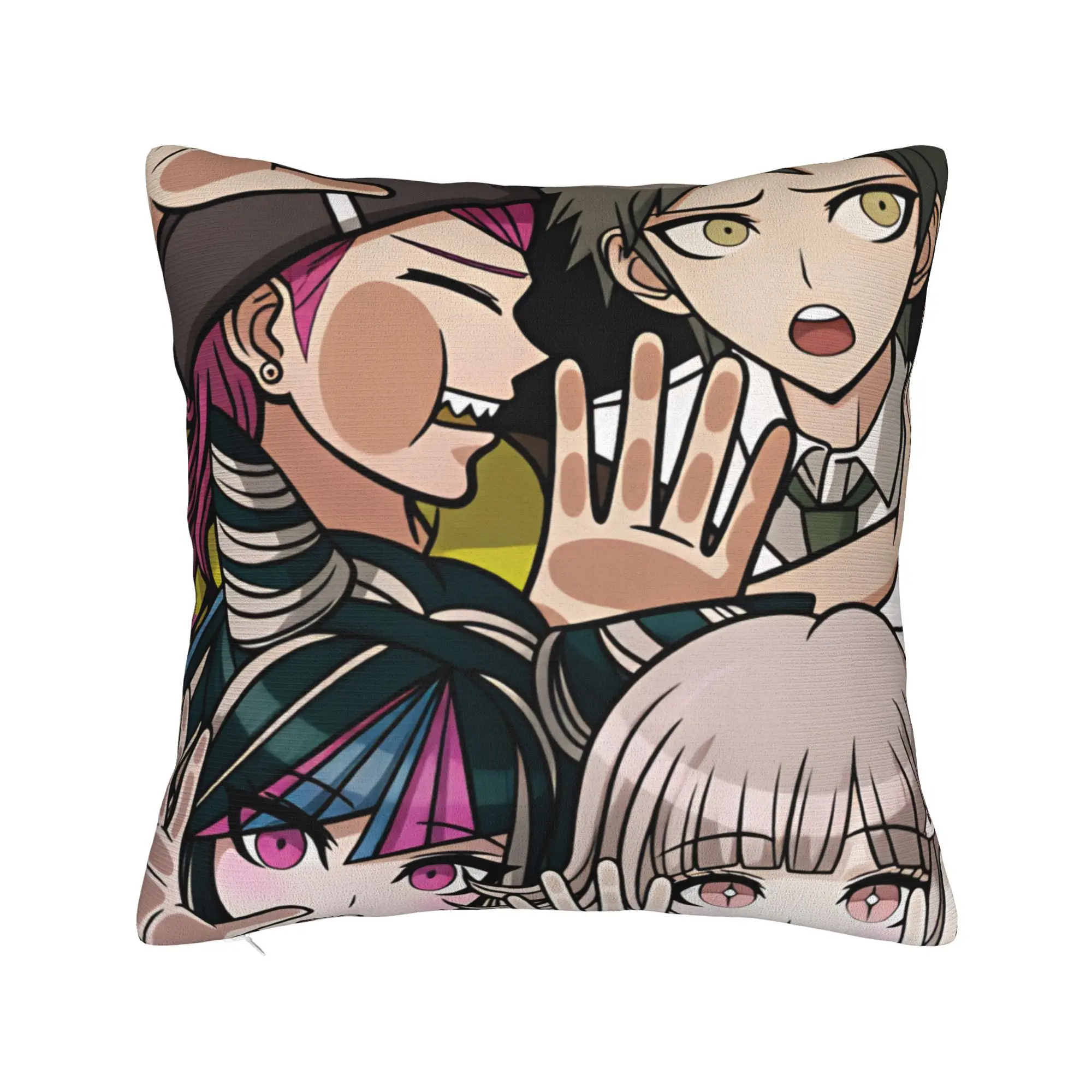 Danganronpa Pillow Case  Cushion Cover Soft Printed Pillow Cover Novelty Pillowcases For Sofa Car Home Decor