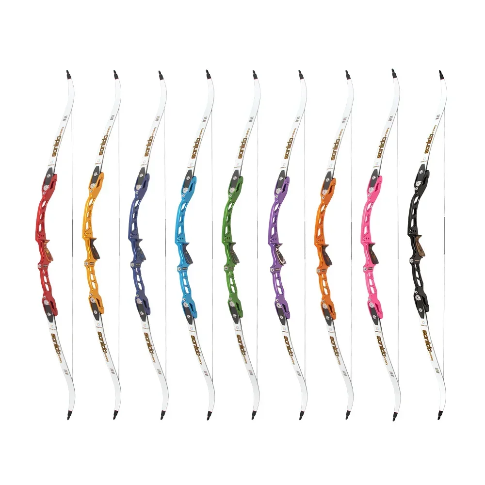 Sanlida Pro Level Miracle 10 Target Recurve Bow Kit Dengan Aksesoris Siap Pakai Paket Universal untuk Menembak Target