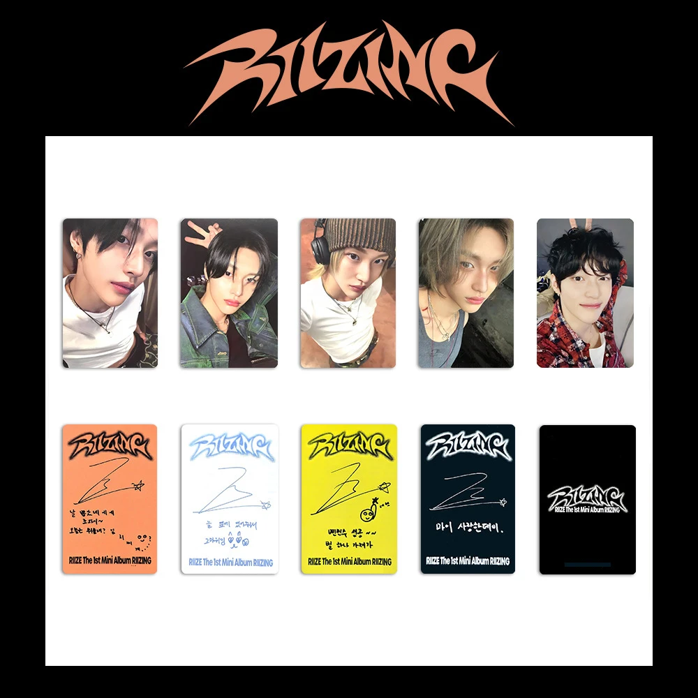 Kpop RIIZE Album RIIZING Special Card Double Sides Printing Bright Film Koean Style LOMO Card ANTON SOHEE Fans Collection Gift