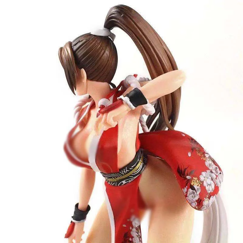 26cm anime o rei dos lutadores mai shiranui figura de ação fatal furia jogo personagem beleza modelo brinquedos dos desenhos animados ornamentos do quarto